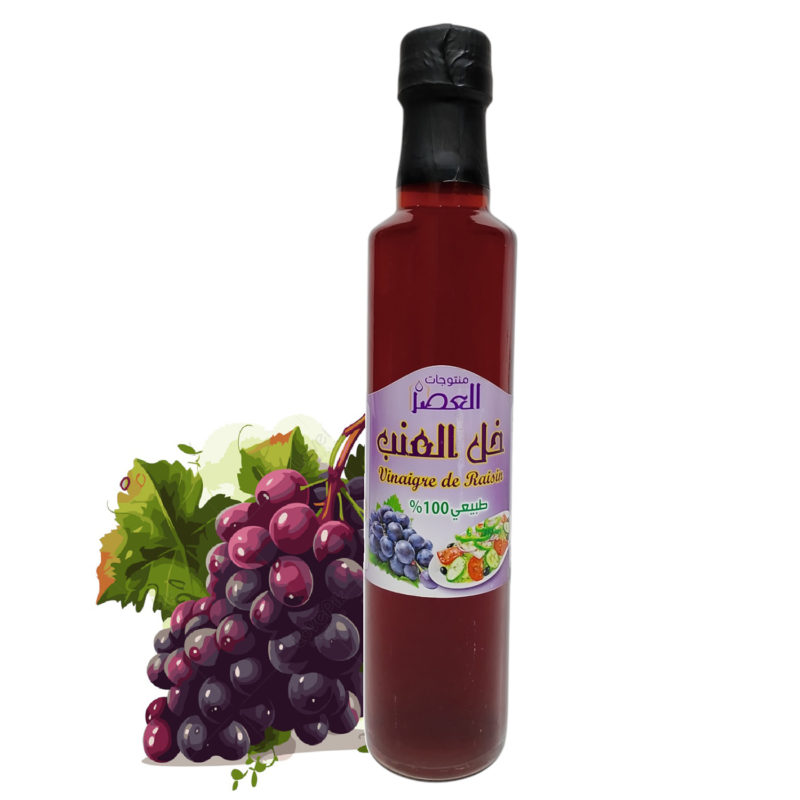 Vinaigre de Raisin 100% naturelle et sans accélérateur 250 ml